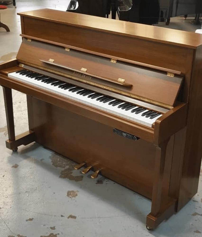 Piano droit JULIUS DRAYER 115 avec système silencieux KIOSHI