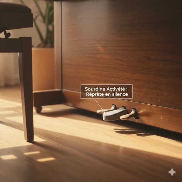 Sourdine de piano de location