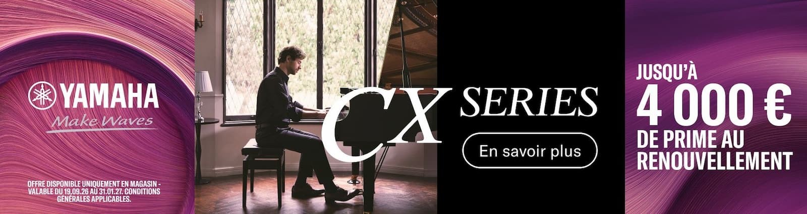 PROMO CASH BACK YAMAHA SERIE CX